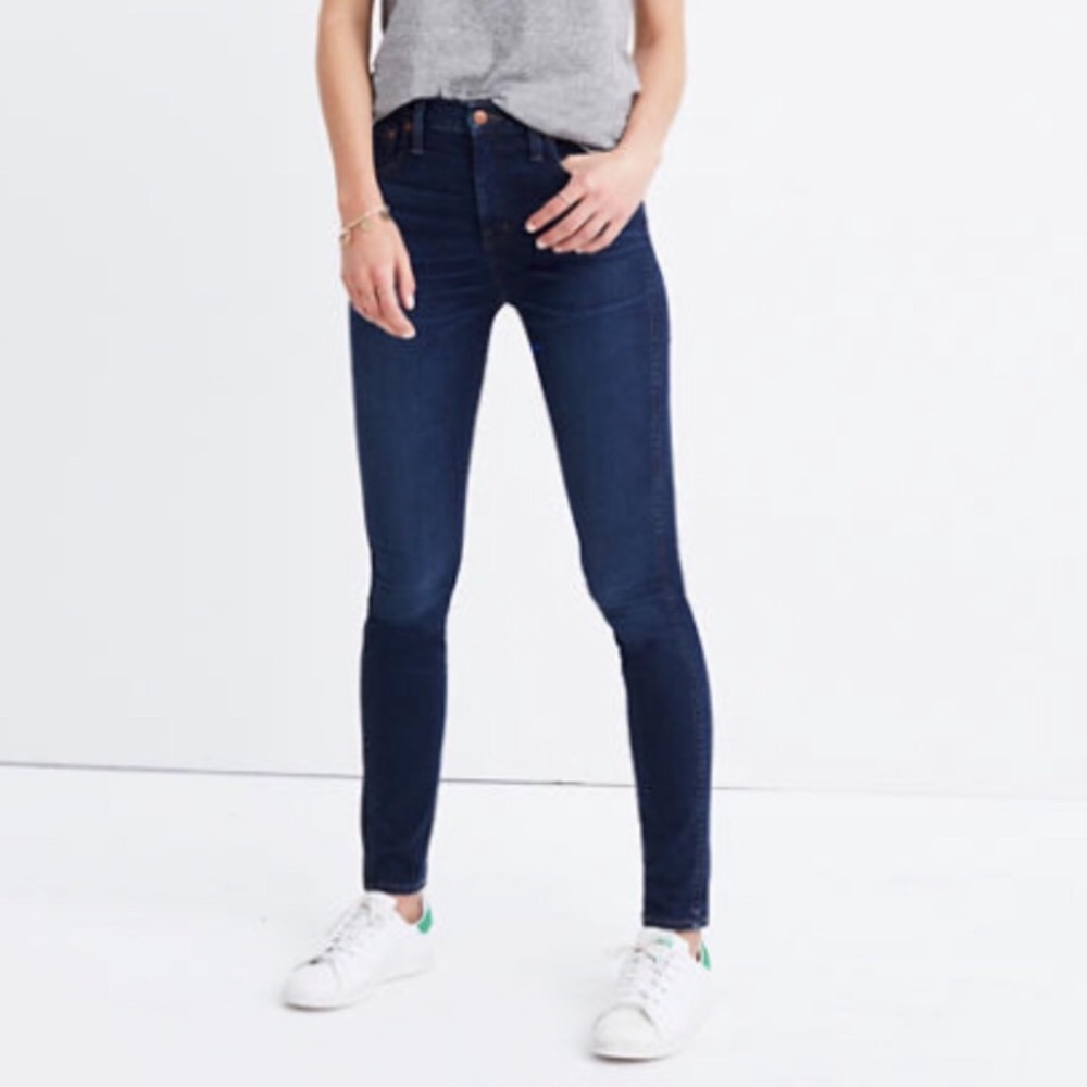 Madewell Dark Wash 10in High Rise Skinny - Sz24
